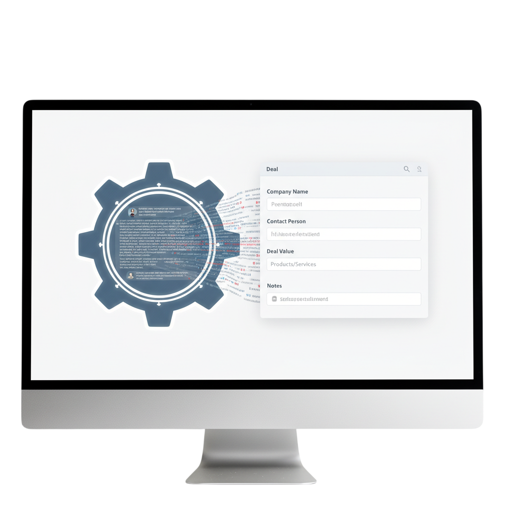 Разработка ИИ-ассистент для заполнения CRM из переписок